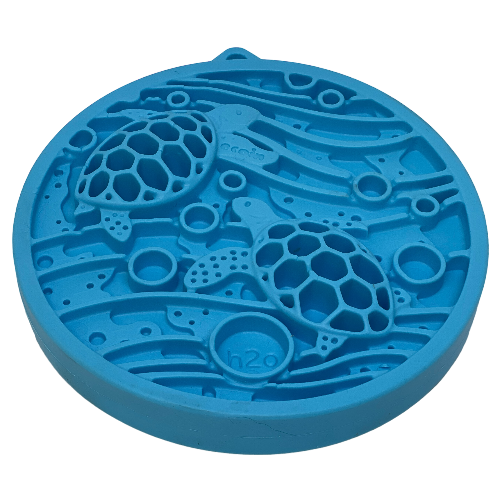 Turtle eMat-Mini Lick Mat with Suction Cups - Small Dogs & Cats | USA - BIG FRENCHIES