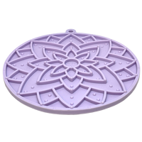 Lotus Design emat - Enrichment Lick Mat For Dogs and Cats - With Suction Cups | USA Made - BIG FRENCHIES
