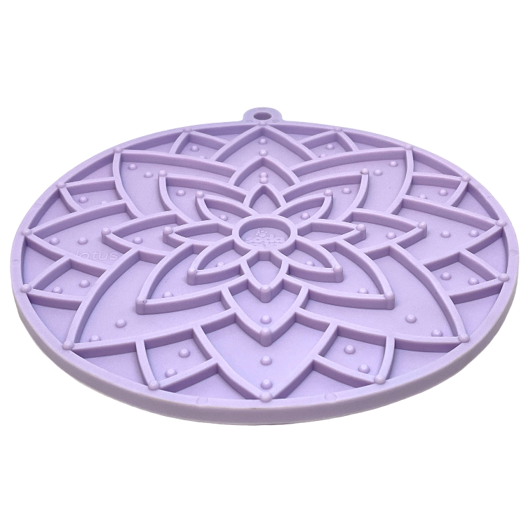 Lotus Design emat - Enrichment Lick Mat For Dogs and Cats - With Suction Cups | USA Made - BIG FRENCHIES
