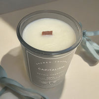 Shared Trauma Candles - Capitalism - 13 Oz Crackling Wood Wick - Tulips & Gardenia - BIG FRENCHIES