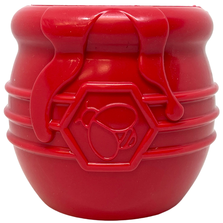Honey Pot Dog eCup Treat Dispenser | Durable PUP-X Rubber Enrichment Toy | USA Made - BIG FRENCHIES