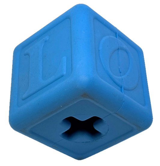 Love Cube eDispenser - Durable Rubber Chew Toy & Treat Dispenser | USA Made - BIG FRENCHIES