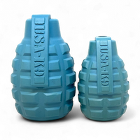 USA-K9 Grenade Shaped Rubber Dog Toy - Chew, Treat Dispenser & Tug Toy | USA - BIG FRENCHIES