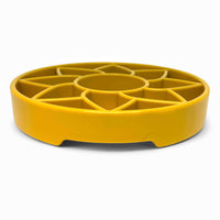 Sunflower eTray Shallow Slow Feeder Dog Bowl for Enrichment | USA Made - BIG FRENCHIES