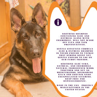 Piccardmeds4pets Fresh Dog Aloe and Oats Shinny Coat Shampoo 16 oz. + FREE Bandana!