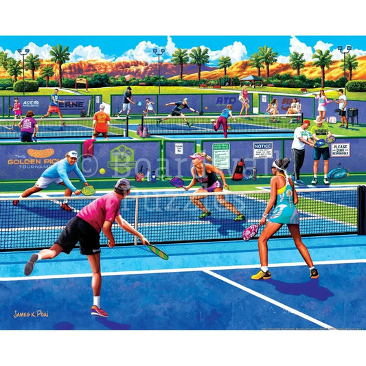 Pickleball 500 Piece Jigsaw Puzzle Boardwalk - BIG FRENCHIES