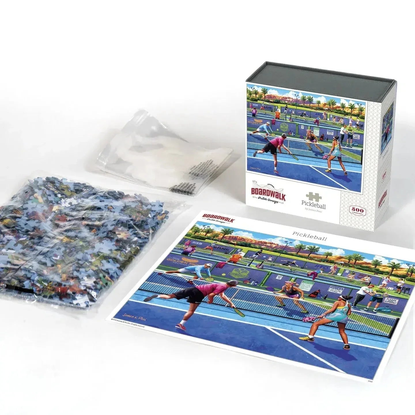 Pickleball 500 Piece Jigsaw Puzzle Boardwalk - BIG FRENCHIES
