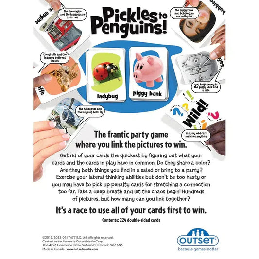 Pickles to Penguins! Card Game Outset
