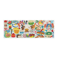 Picnic Party 1000 Piece Panoramic Jigsaw Puzzle Mudpuppy