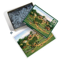 Picnic by the Bridge 1000 Piece Jigsaw Puzzle Cobble Hill