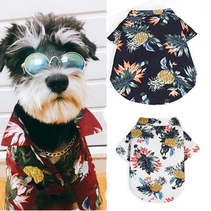 Hawaiian Pet Shirts - BIG FRENCHIES