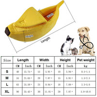 Banana Pet Bed - BIG FRENCHIES
