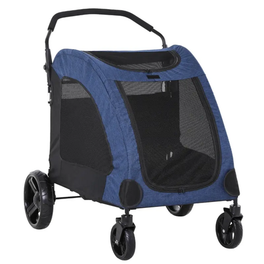 Foldable Pet Stroller with Storage Pocket - BIG FRENCHIES