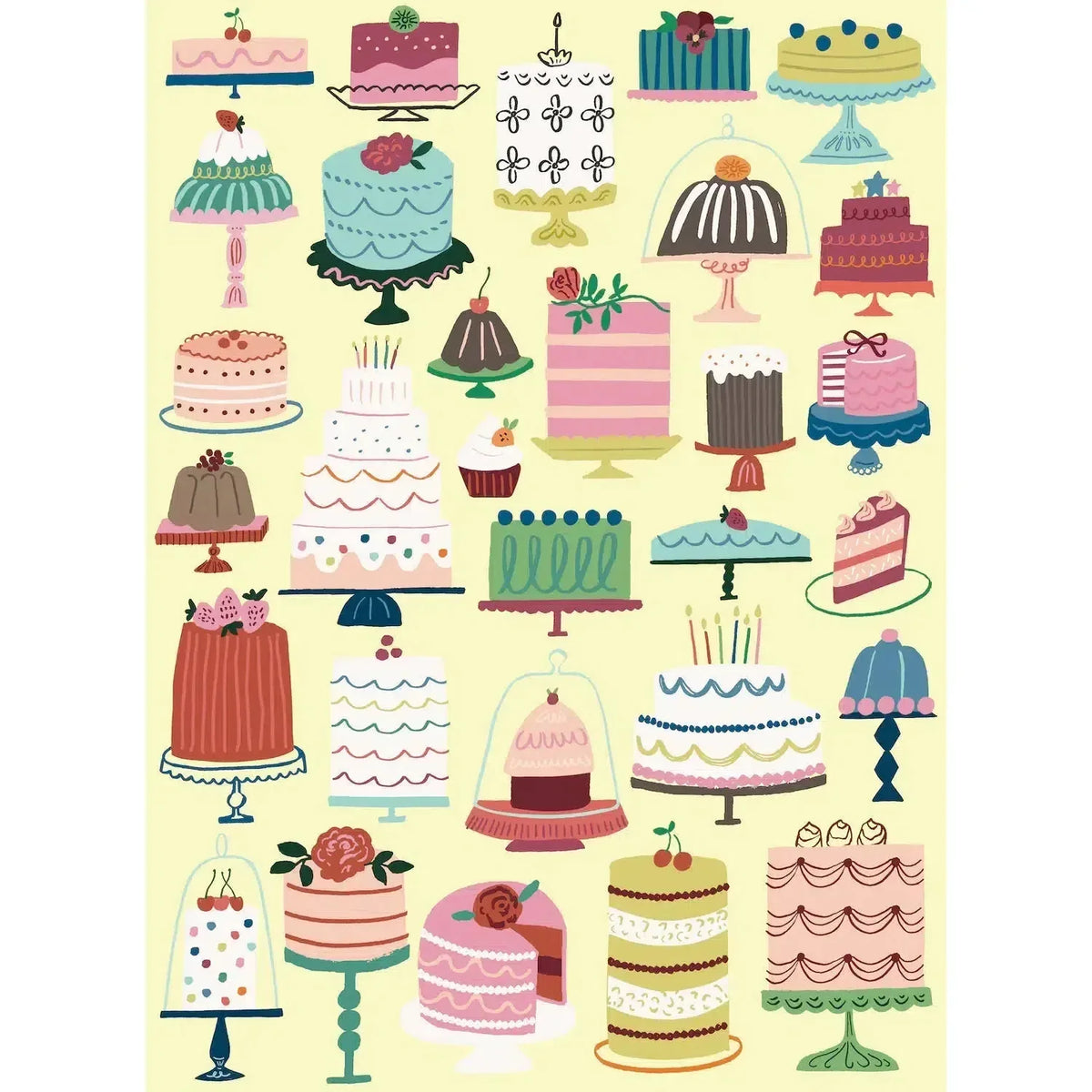 Piece of Cake! 500 Piece Jigsaw Puzzle PuzzleFolk - BIG FRENCHIES