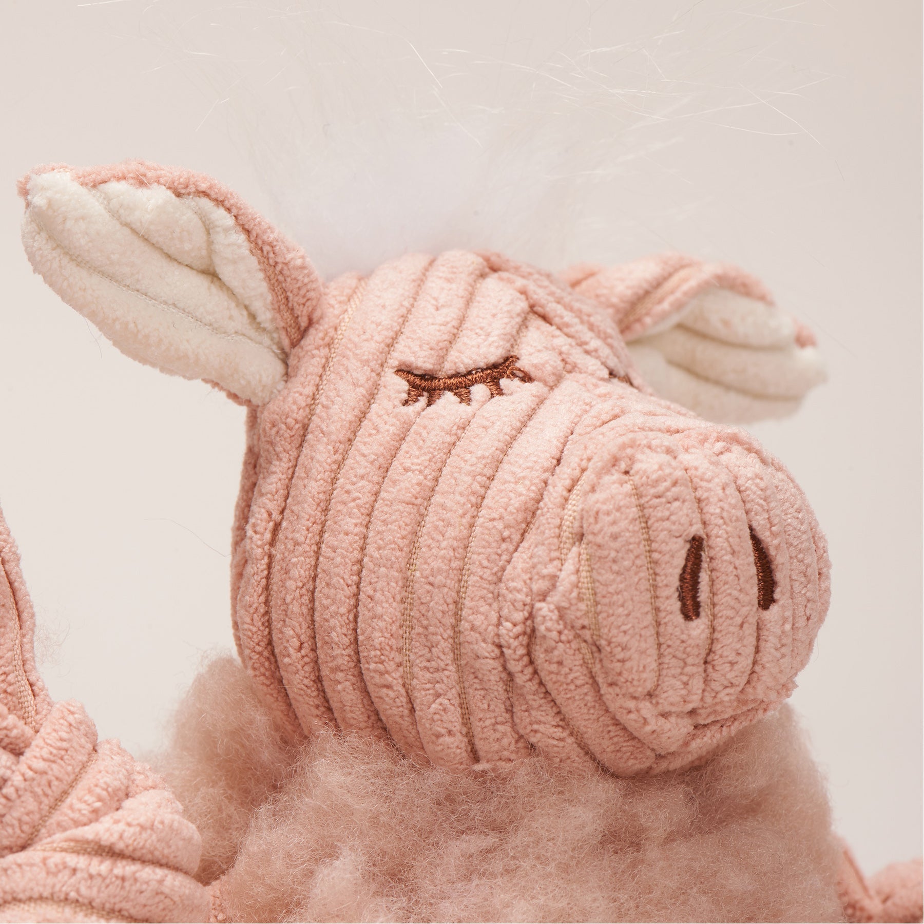 Penelope Pig HuggleFleece® FlufferKnottie™ Plush Dog Toy - BIG FRENCHIES