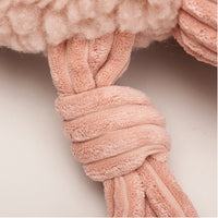 Penelope Pig HuggleFleece® FlufferKnottie™ Plush Dog Toy - BIG FRENCHIES