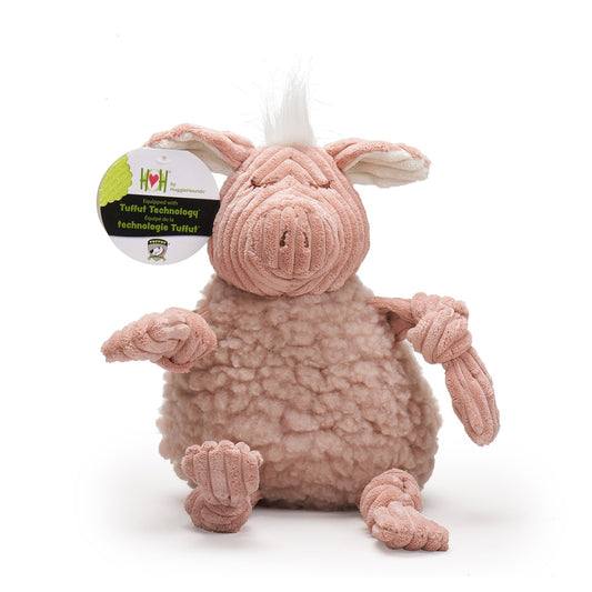 Penelope Pig HuggleFleece® FlufferKnottie™ Plush Dog Toy - BIG FRENCHIES