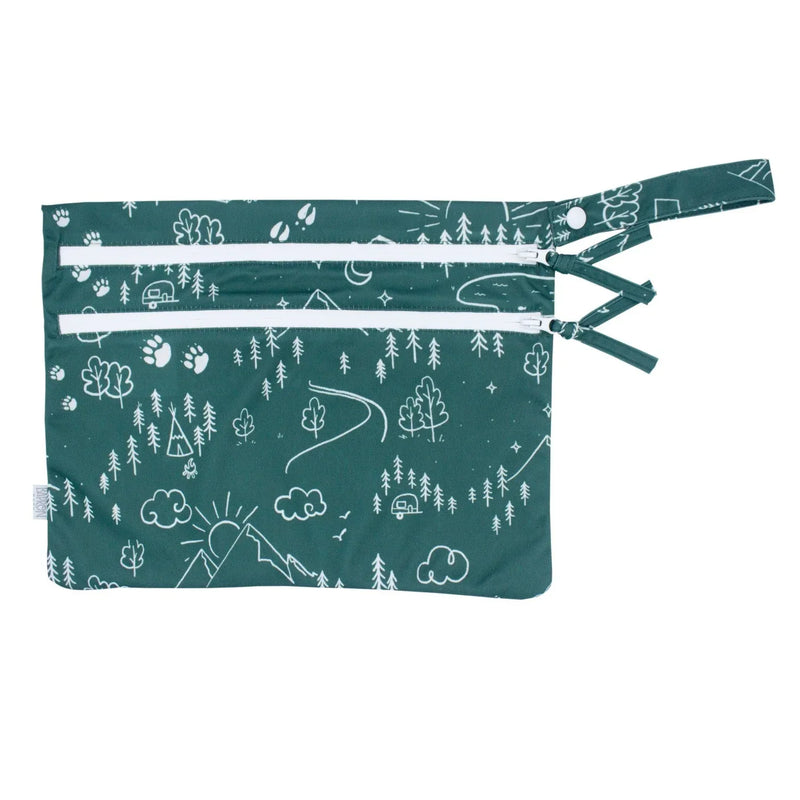 Pine Forest - Waterproof Wet Bag (For mealtime, on-the-go, and more!) - BIG FRENCHIES