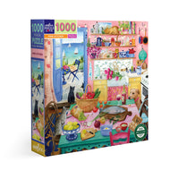 Pink Kitchen 1000 Piece Jigsaw Puzzle eeBoo