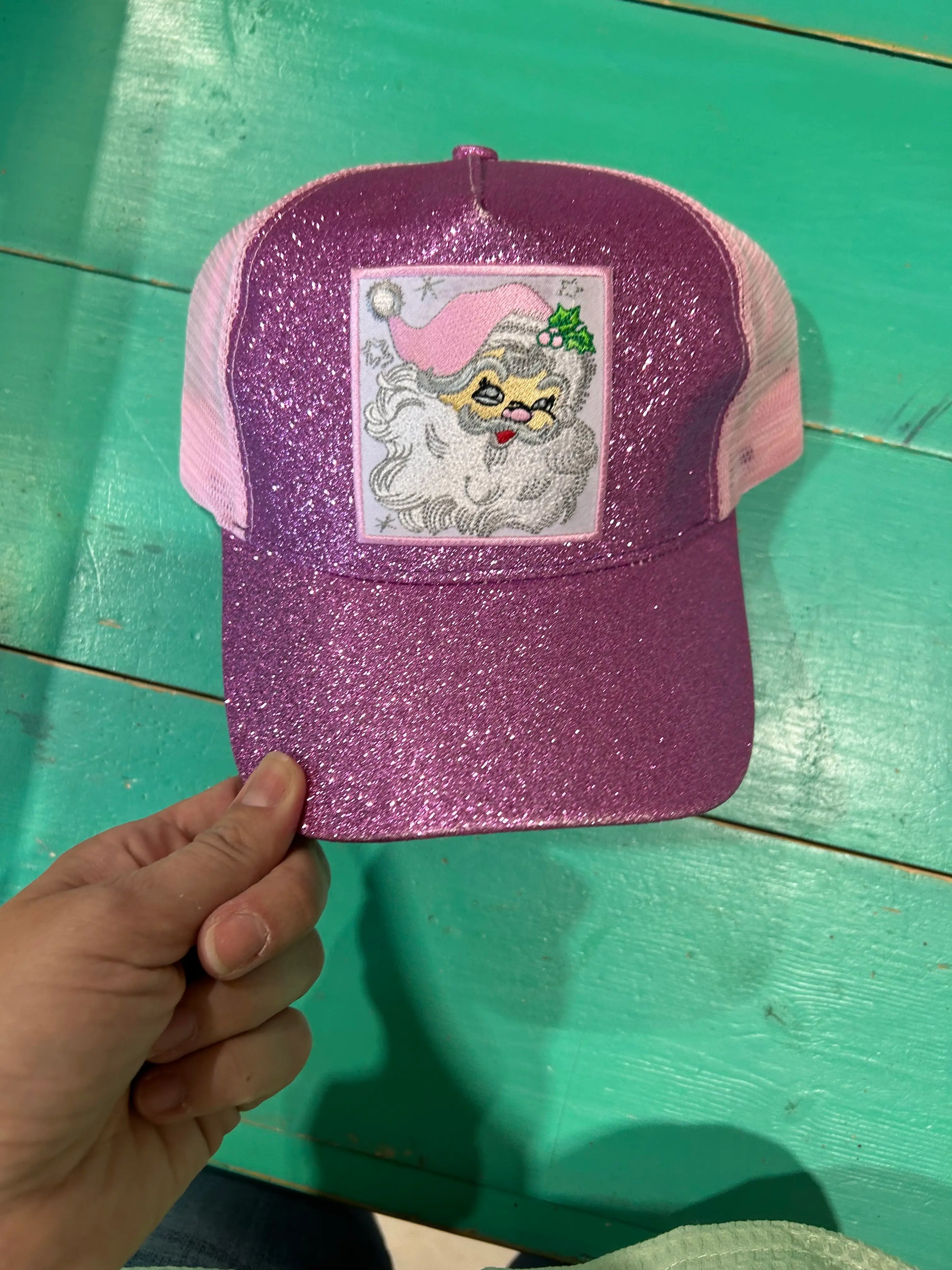 Pink Hat Santa Patch Cap - BIG FRENCHIES