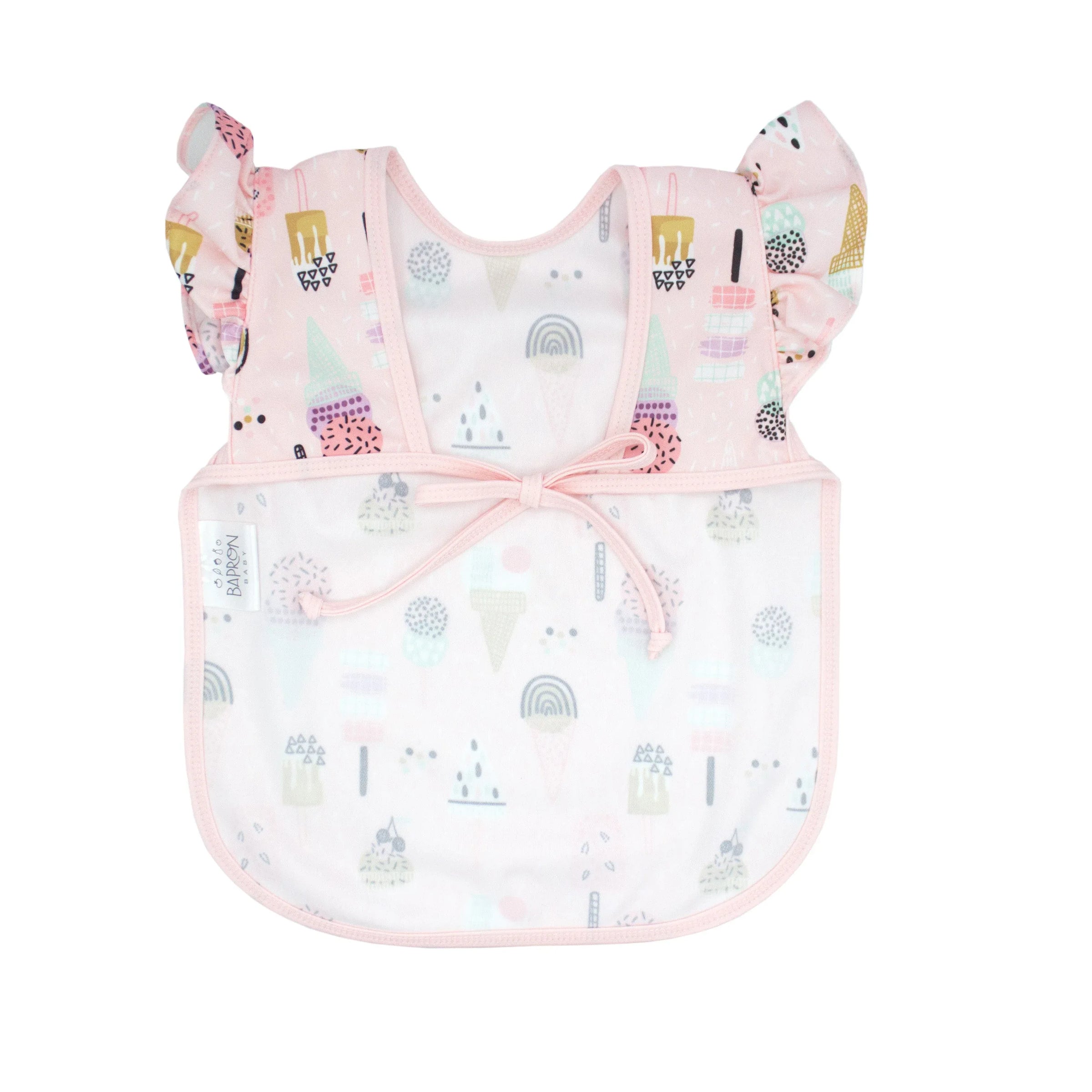 Pink Ice Cream Flutter Bapron - BIG FRENCHIES