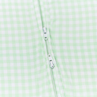 Pistachio Gingham Bamboo Sleeper - BIG FRENCHIES