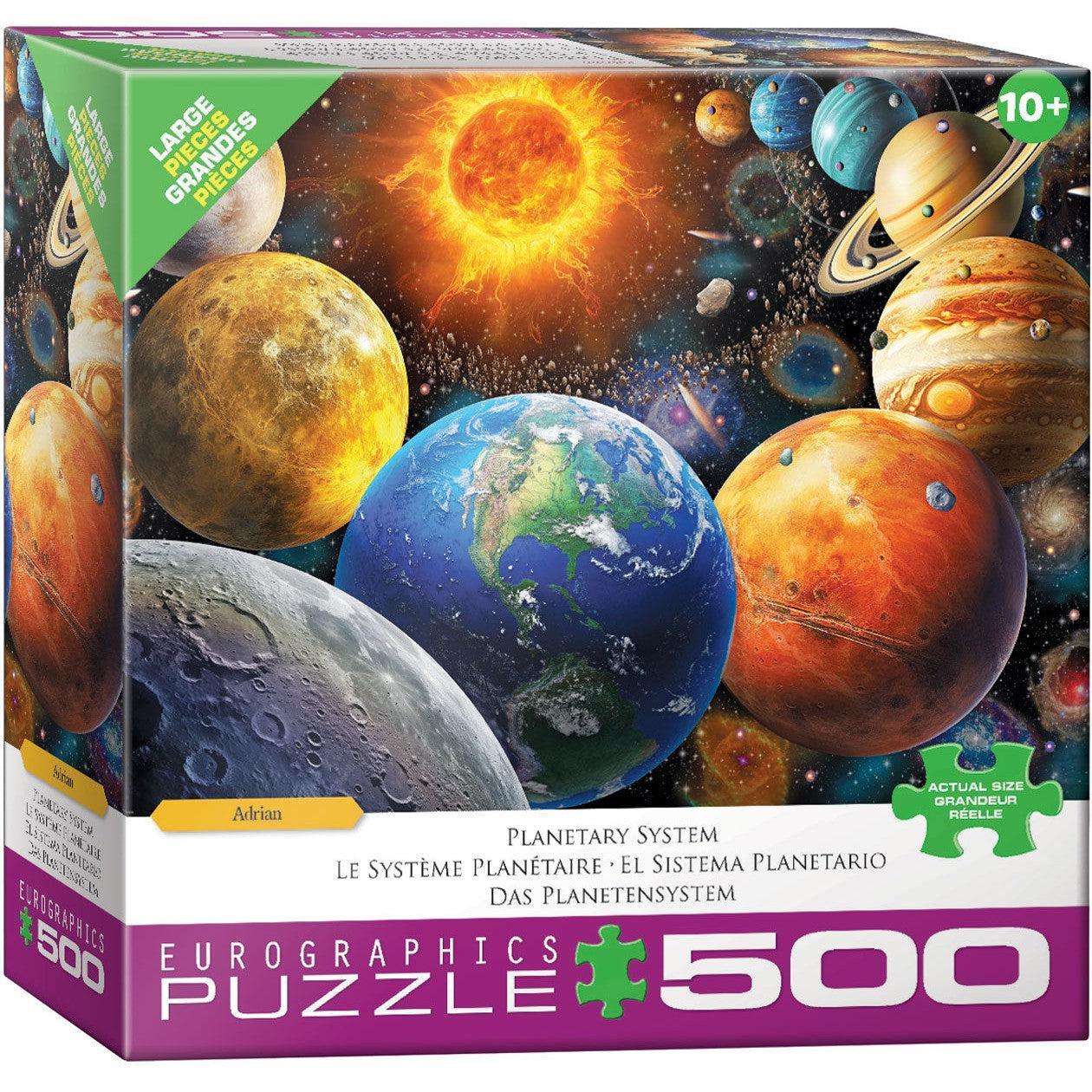 Planetary System 500 Piece Jigsaw Puzzle Eurographics - BIG FRENCHIES