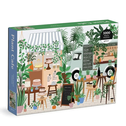 Plant Cafe 1000 Piece Jigsaw Puzzle Galison - BIG FRENCHIES