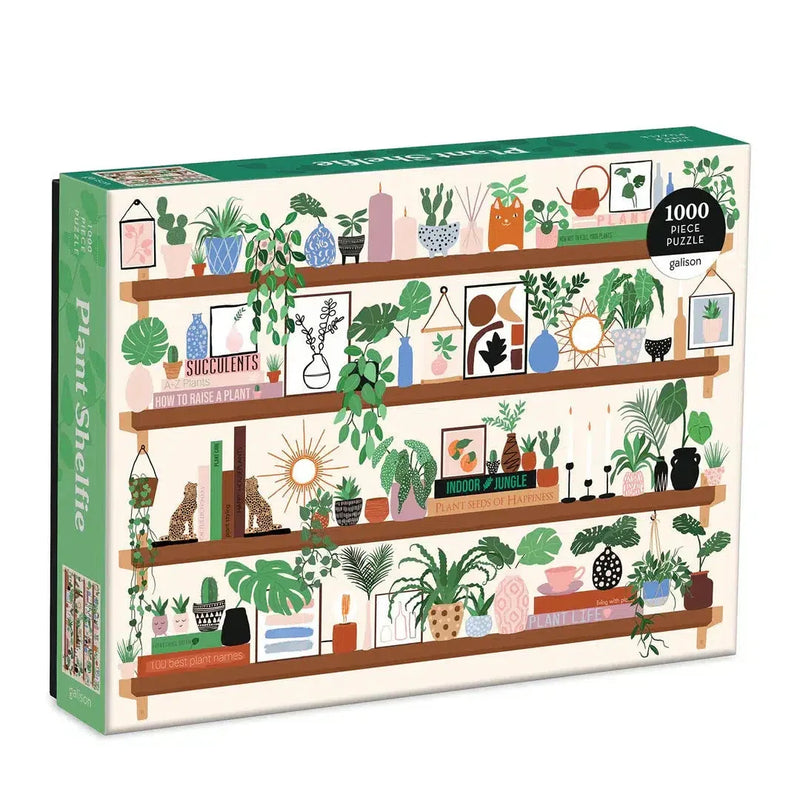 Plant Shelfie 1000 Piece Jigsaw Puzzle Galison - BIG FRENCHIES