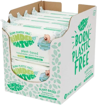 Kinder by Nature 100% Biodegradable Plant-Based Baby Wipes - 672 Count (12 packs of 56 wipes) - BIG FRENCHIES