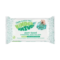 Kinder by Nature 100% Biodegradable Plant-Based Baby Wipes - 672 Count (12 packs of 56 wipes) - BIG FRENCHIES