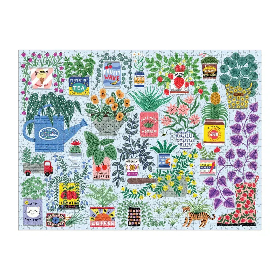 Planter Perfection 1000 Piece Jigsaw Puzzle Galison - BIG FRENCHIES