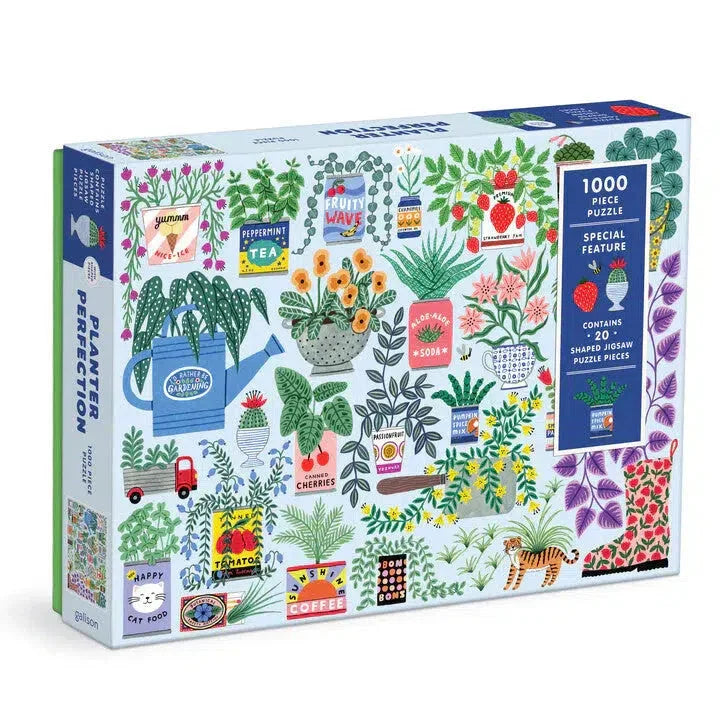 Planter Perfection 1000 Piece Jigsaw Puzzle Galison - BIG FRENCHIES