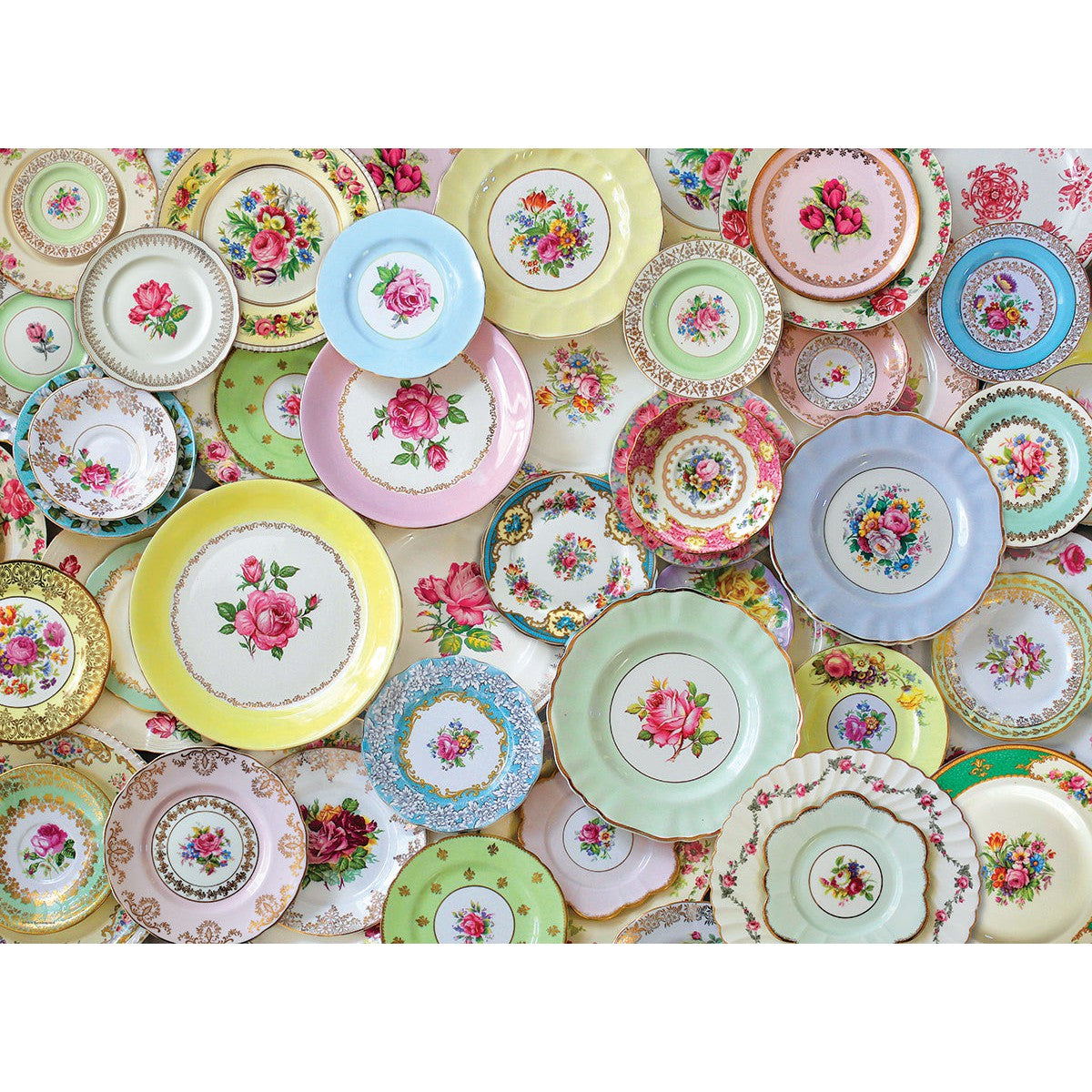 Plate Collection 1000 Piece Jigsaw Puzzle Eurographics