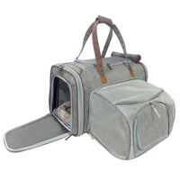 Mr. Peanut's Gold Series Standard Size Airline Compliant Expandable Pet Carrier V3.0 - BIG FRENCHIES