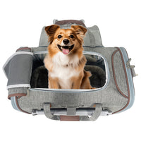 Mr. Peanut's Gold Series Standard Size Airline Compliant Expandable Pet Carrier V3.0 - BIG FRENCHIES