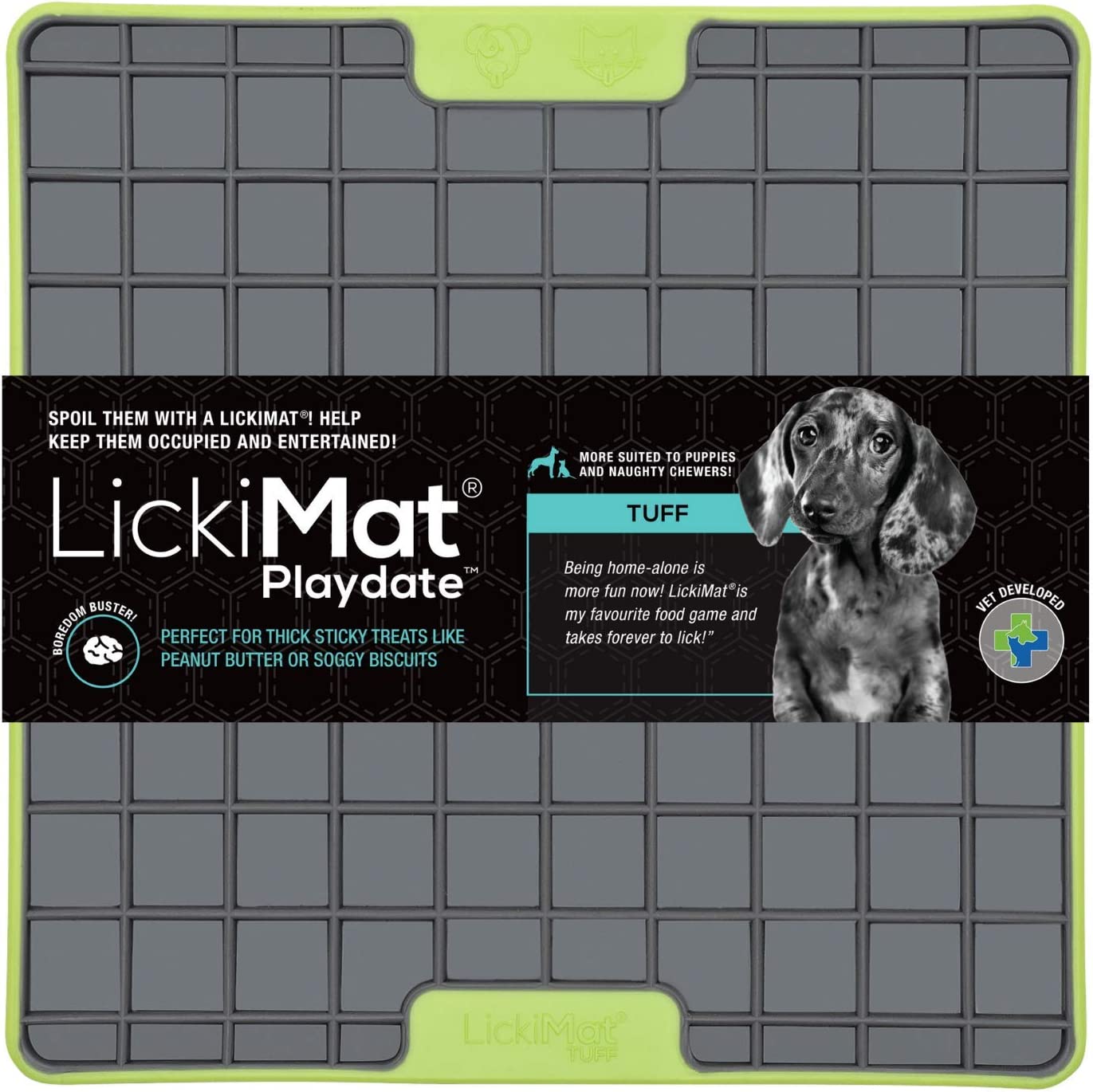 LickiMat Tuff Playdate - For Strong Chewers