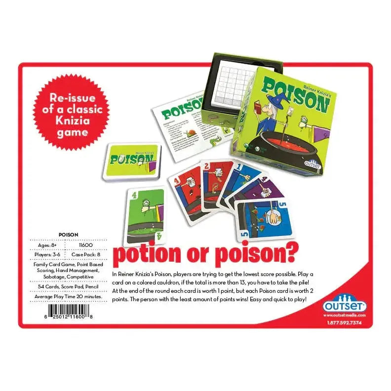 Poison - The Competitive Card Game of Sabotage - Outset