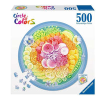 Poke Bowl "Circle of Colors" 500 Piece Round Jigsaw Puzzle Ravensburger