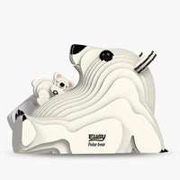 Polar Bear 3D Cardboard Model Kit Eugy