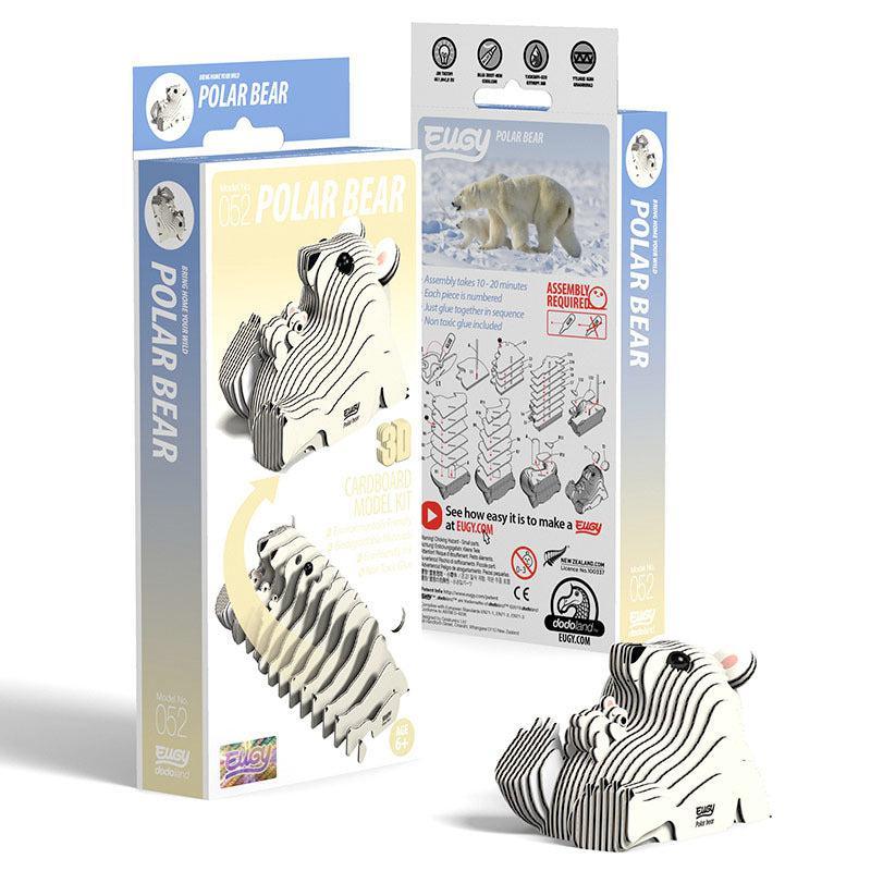 Polar Bear 3D Cardboard Model Kit Eugy - BIG FRENCHIES