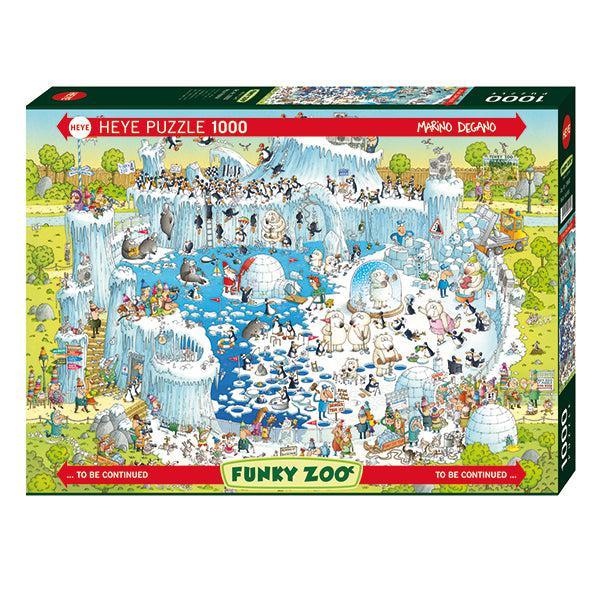 Polar Habitat Funky Zoo 1000 Piece Jigsaw Puzzle Heye - BIG FRENCHIES