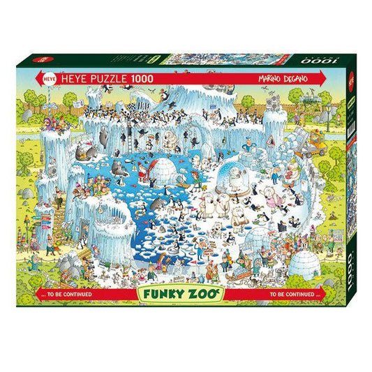 Polar Habitat Funky Zoo 1000 Piece Jigsaw Puzzle Heye - BIG FRENCHIES