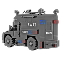 Police Armored S.W.A.T. Vehicle - Custom Building Set - Made Using LEGO® Parts