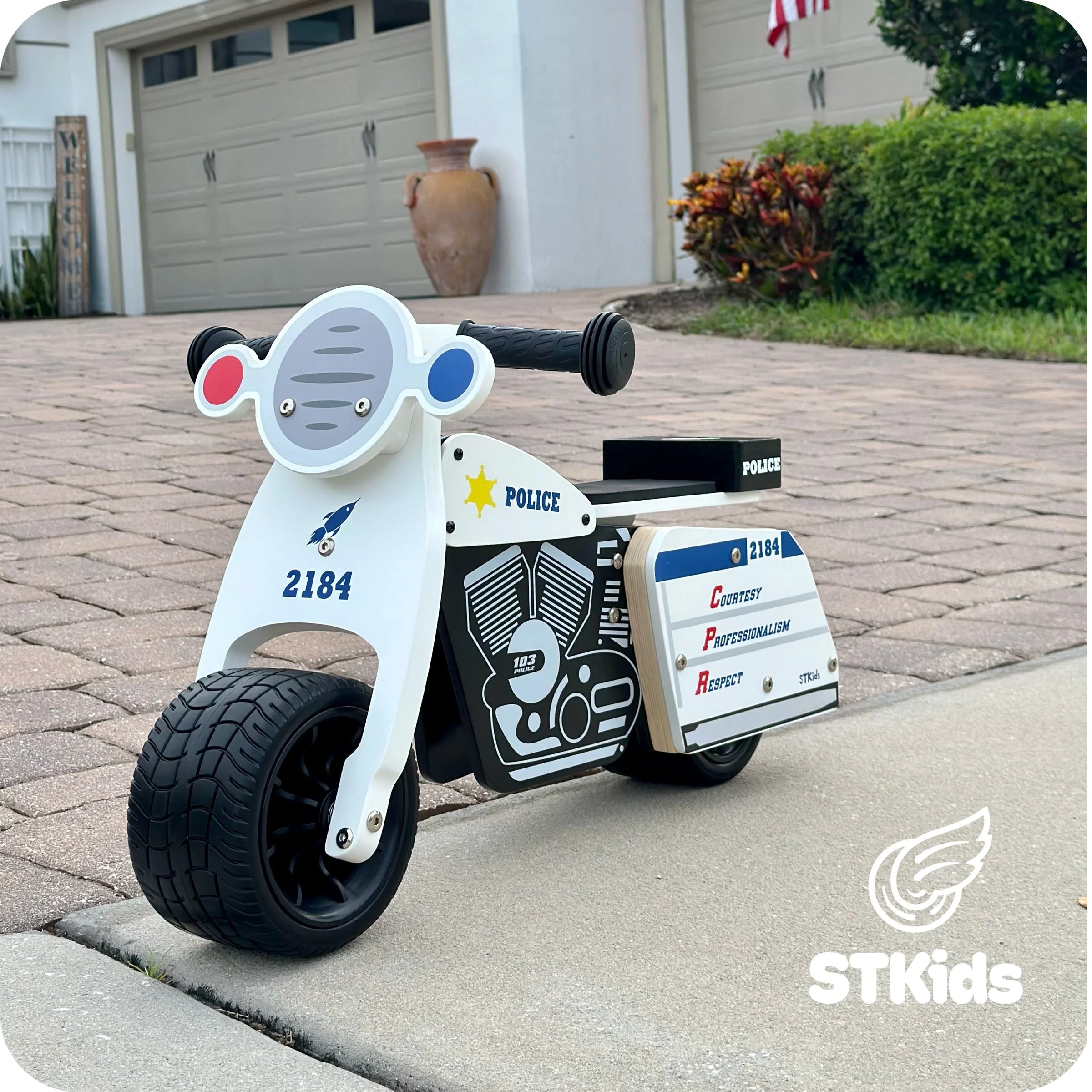 Baby Balance Bike MiniBalance Police Patrol - BIG FRENCHIES