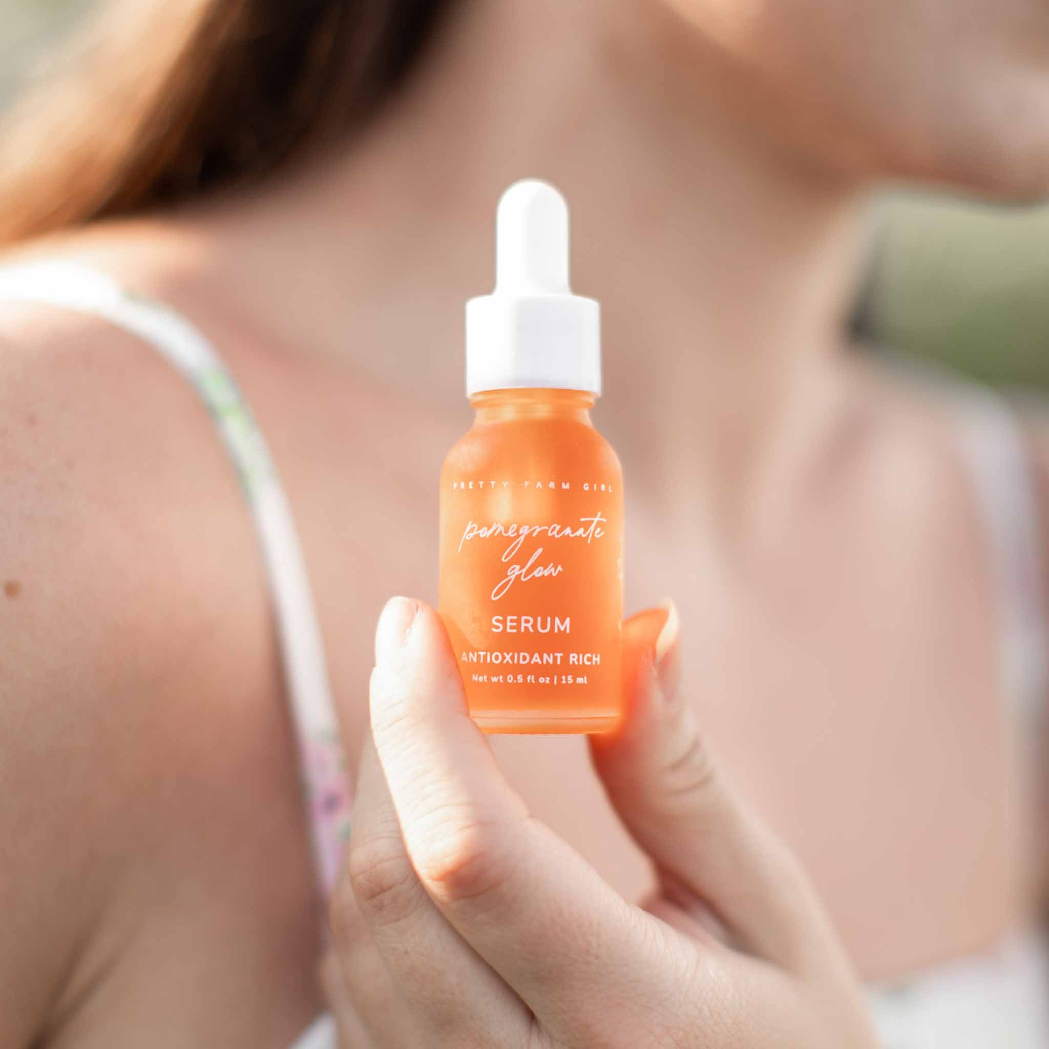 Pomegranate Glow Natural Skin Protecting Serum - BIG FRENCHIES