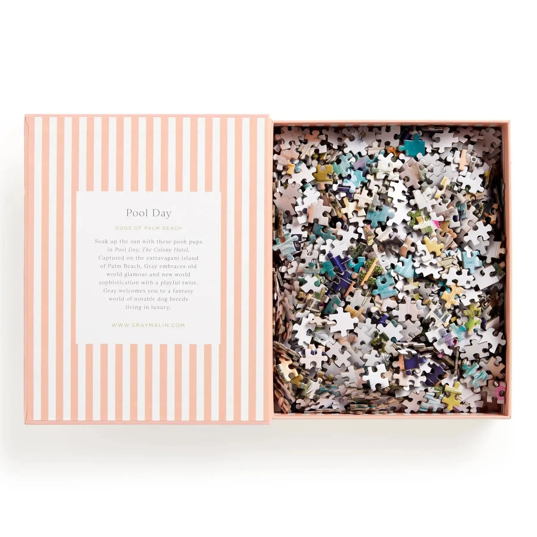 Pool Day Palm Beach 1000 Piece Jigsaw Puzzle Galison