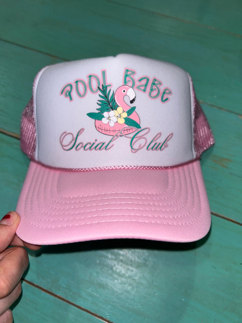 Pool Babe Social Club Trucker - BIG FRENCHIES