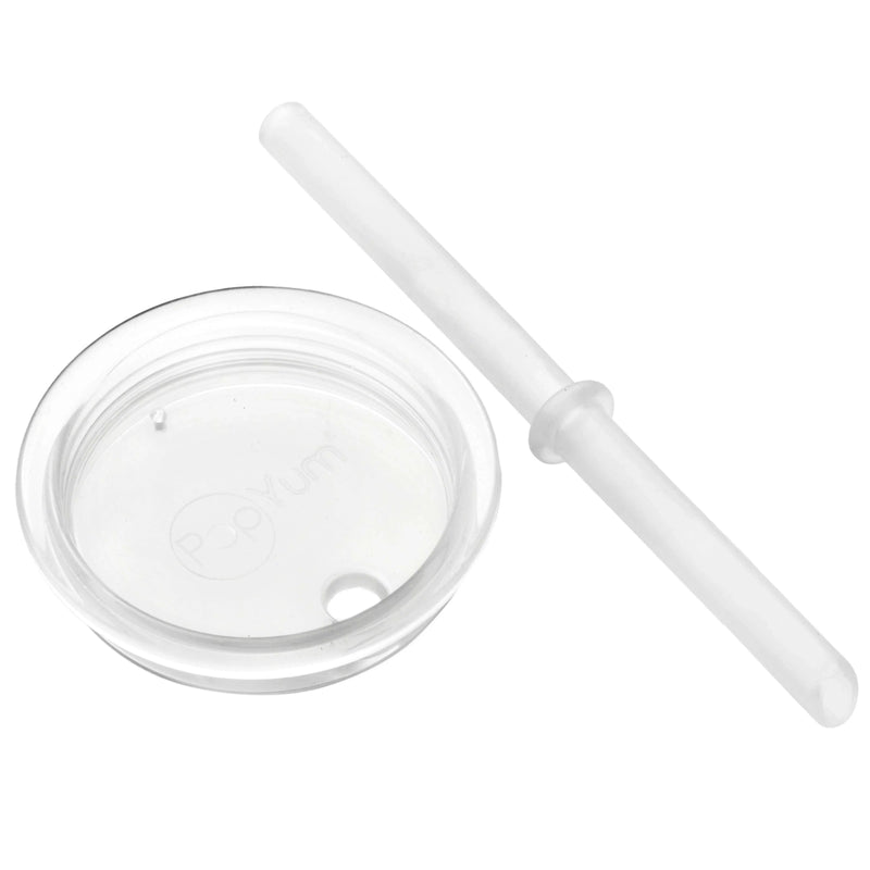 PopYum Silicone Training Cup Replacement Straw and Lid - BIG FRENCHIES