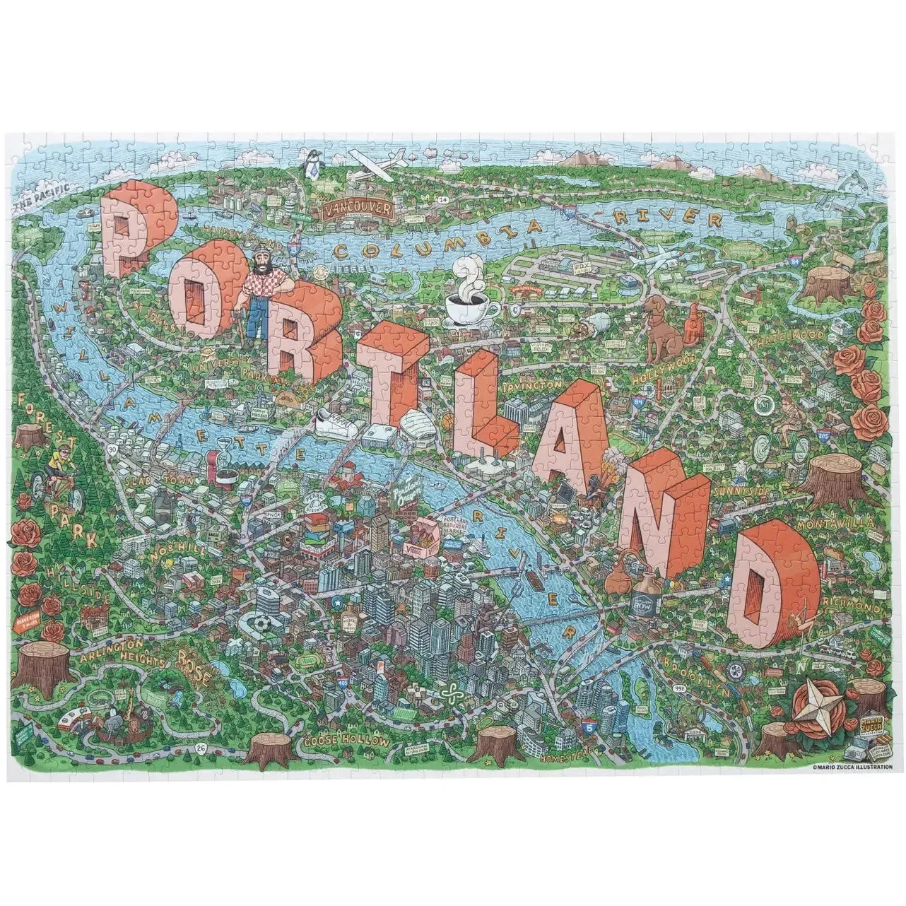 Portland 1000 Piece Jigsaw Puzzle Birdie - BIG FRENCHIES